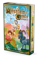 Mountain Goats legacy Box cover Multicolor goats on a mountainous backdrop