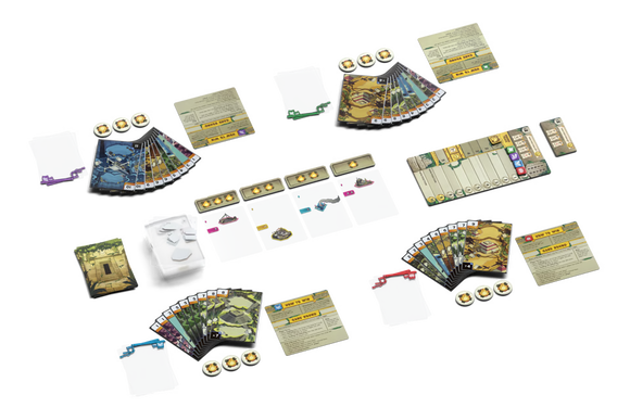 image of 4 player layout for ruins