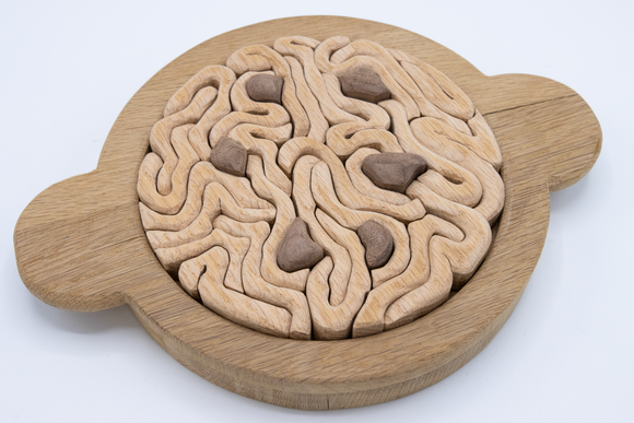 Pasta Puzzle - 9" Hand Carved