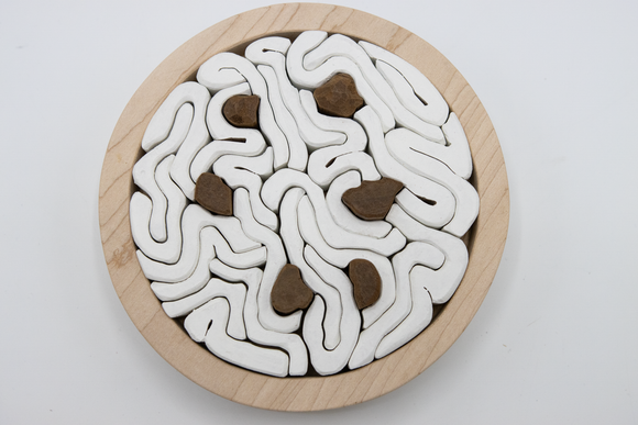 Pasta Puzzle - 7" Hand Carved