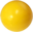 A vibrant yellow sphere, representing the game Klask by Buffalo Games. The smooth surface reflects light, showcasing its playful design aimed for fun and engagement.