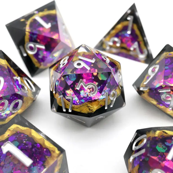 Regal Relic Geode - Sharp Edge Dice Set