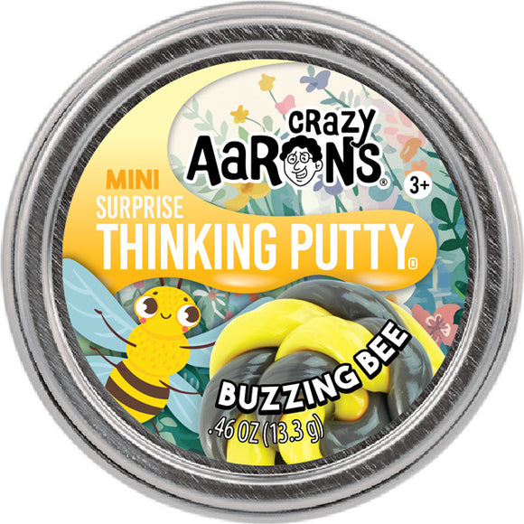 Mini Buzzing Bee - 2" Thinkig Putty Tin