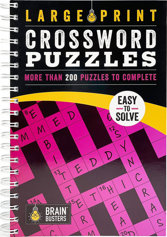Large Print Crossword Puzzles Pink: More Than 200 Puzzles to Complete