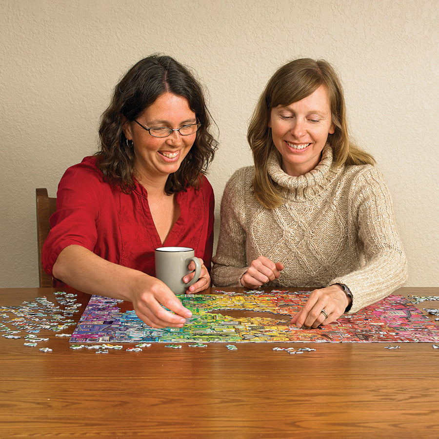 Colourful Rainbow puzzle (1000 pc)