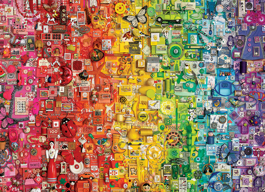 Colourful Rainbow puzzle (1000 pc)