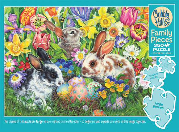 Easter Bunnies - family puzzle (350 pc)