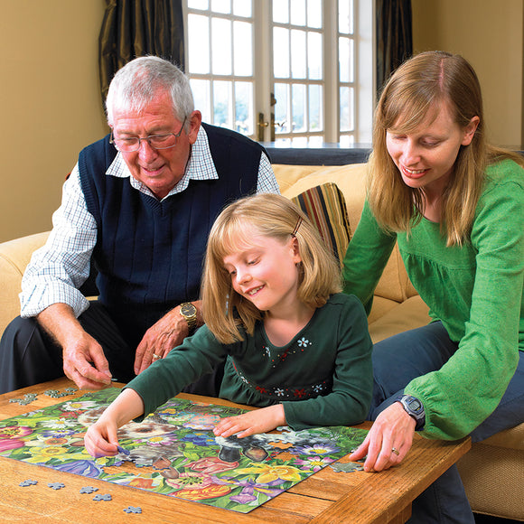 Easter Bunnies - family puzzle (350 pc)