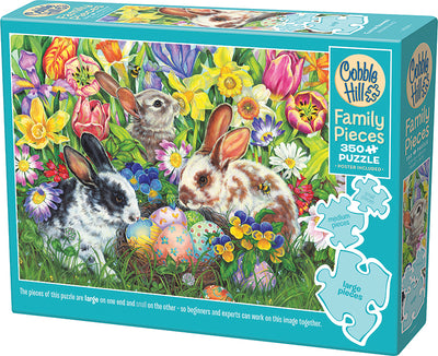Easter Bunnies - family puzzle (350 pc)