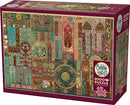 Box for the Anton Seder jigsaw puzzle by Cobble Hill featuring intricate artwork in vibrant colors. The puzzle contains 2000 pieces and comes with a poster. The design showcases floral motifs and ornamental patterns, perfect for puzzle enthusiasts.