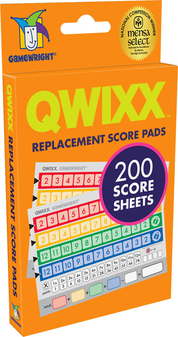 Qwixx Replacement Score Pads