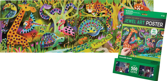 Jewel Art Poster - Jungle Paradise