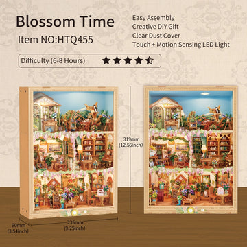 Blossom Time Assembled with Difficulty and Measurements