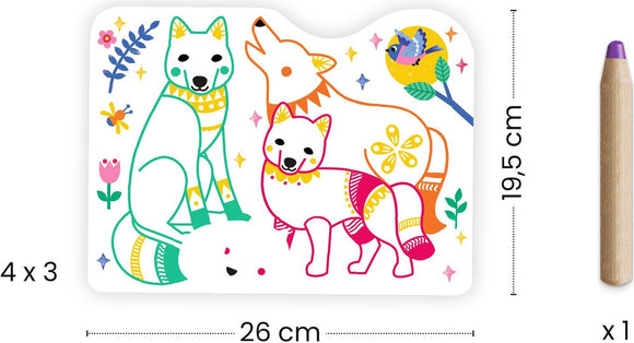 Forest Families Coloring