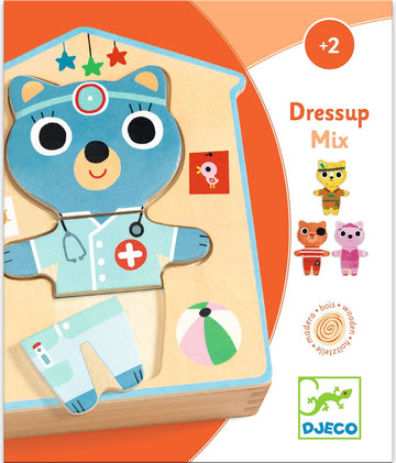 Wooden Puzzles Dressup Mix