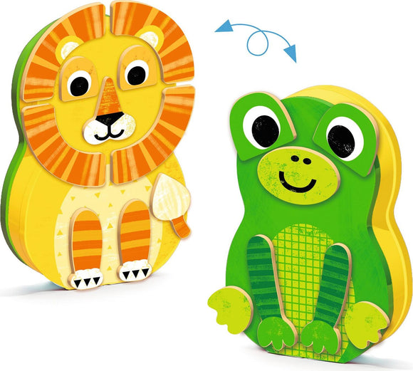 DJECO Zanimals InZeBox Wooden Magnets