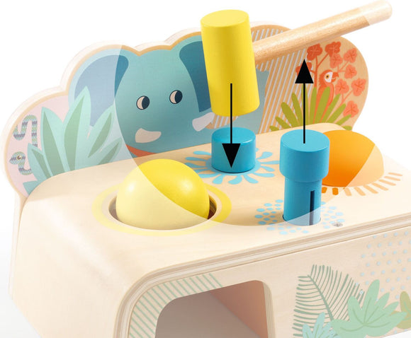 Multi Tap Wooden Toy