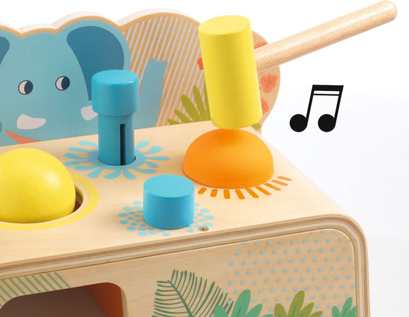 Multi Tap Wooden Toy