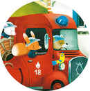 Silhouette Puzzles The Fire Truck - 16pcs