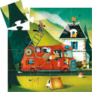 Silhouette Puzzles The Fire Truck - 16pcs
