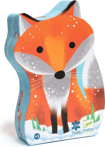 Ginger Little Fox 24pc Silhouette Jigsaw Puzzle