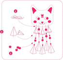Kitty DIY Wind Chime Craft Kit