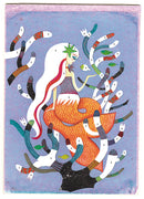 Mermaid Lights Glitter Boards by DJECO is a DIY kit featuring a whimsical illustration of a mermaid surrounded by colorful sea plants and fish. The design is playful and engaging, encouraging creativity and artistic expression.