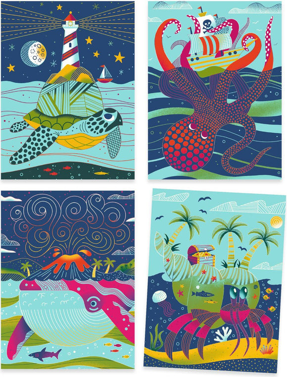 Topsy-Turvy Scratch Cards Activity