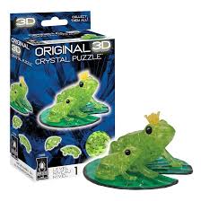 3D Crystal: Frog & Baby