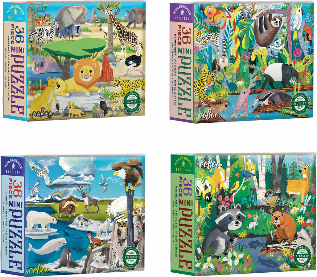 Wild Habitats (mini 36pc puzzle - assorted)