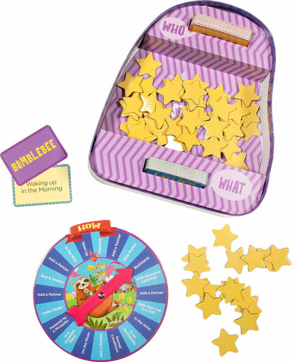 Sloth in a Hurry Spinner Game (shaped box game) pieces