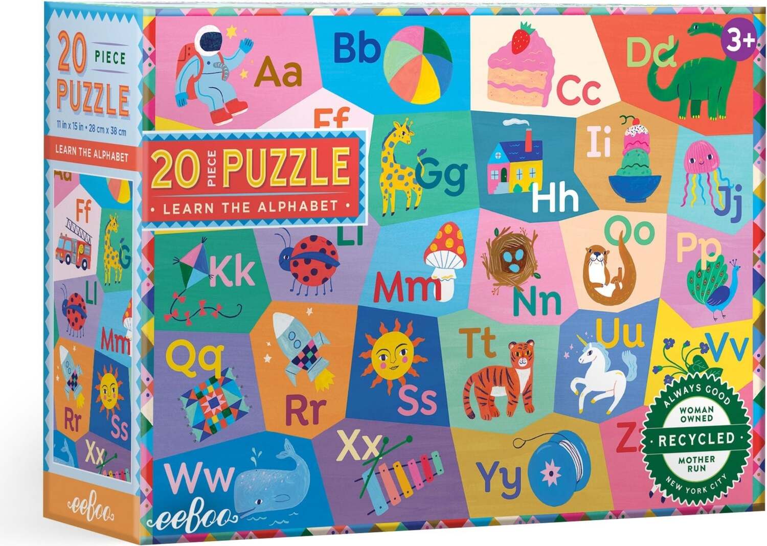 Learn the Alphabet (20 piece puzzles)