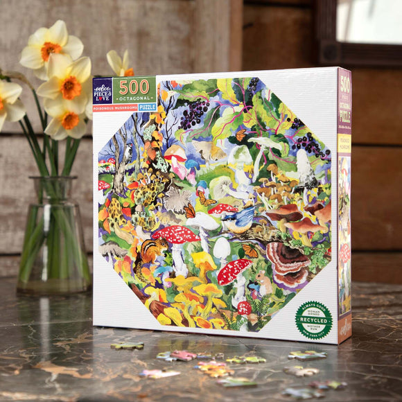 Poisonous Mushrooms (500 piece octagon puzzles)