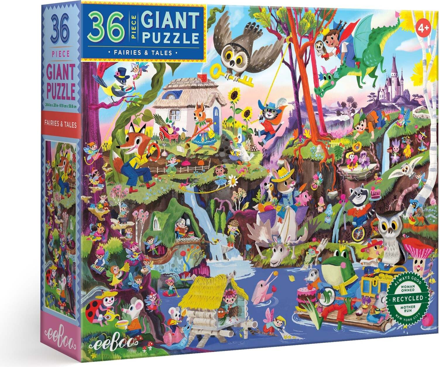 Fairies & Tales (36 piece giant puzzles)