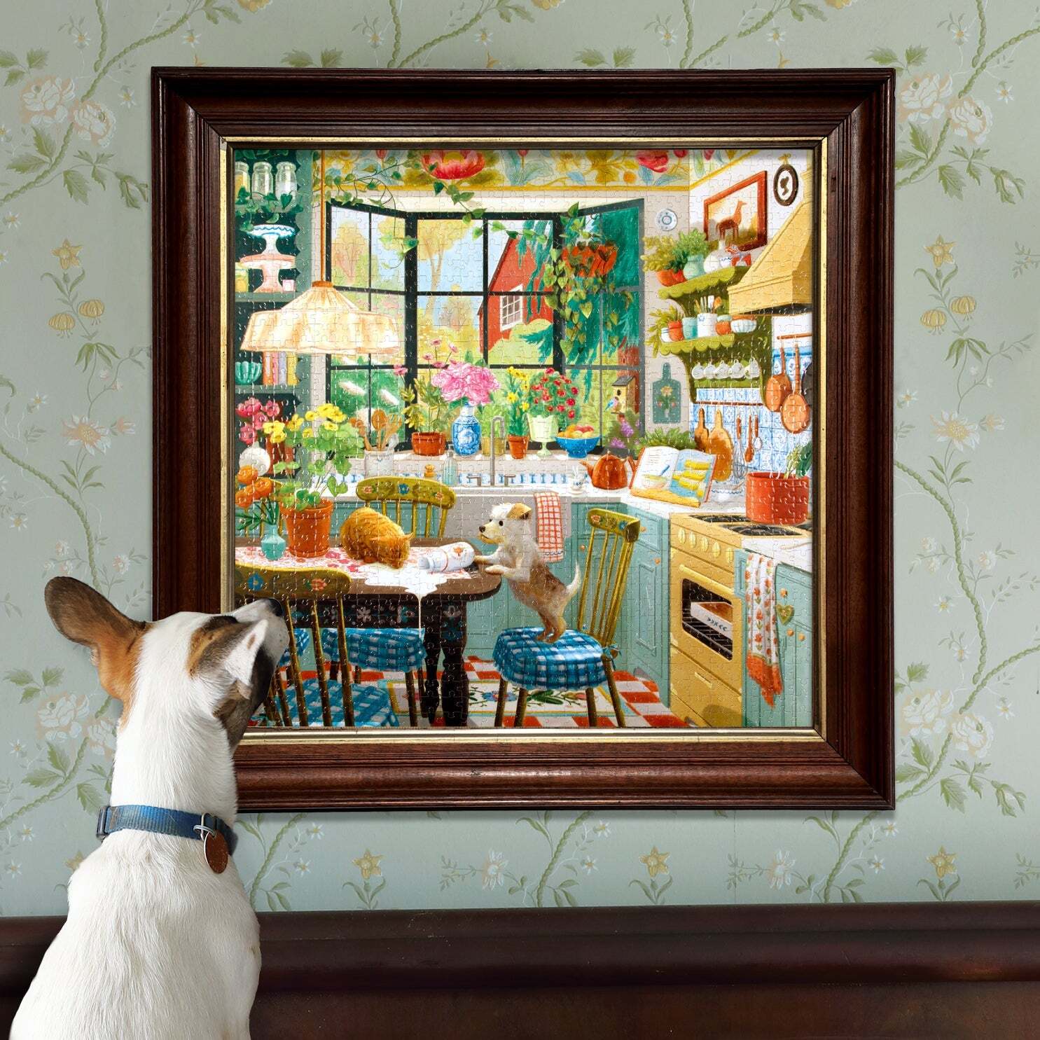 Springtime Kitchen (1000 piece square puzzles)