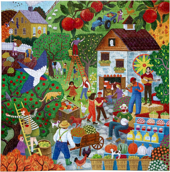 Fall Apple Picking 1000 Piece Puzzle