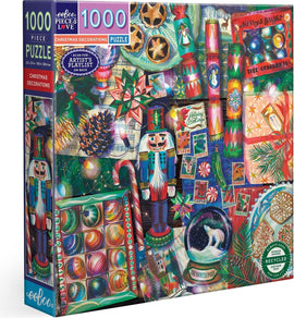 Christmas Decorations (1000 piece square puzzles)