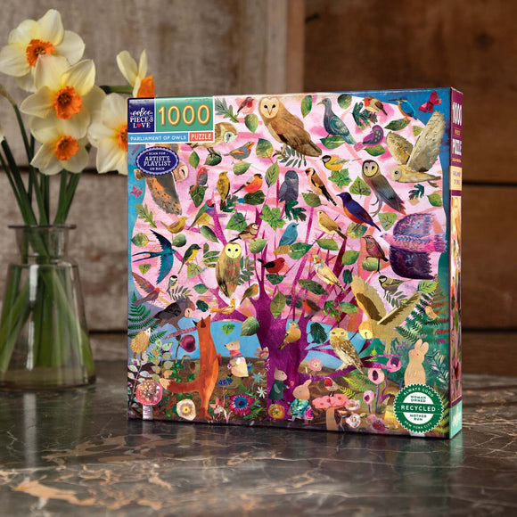 Parliament of Owls (1000 piece square puzzles)