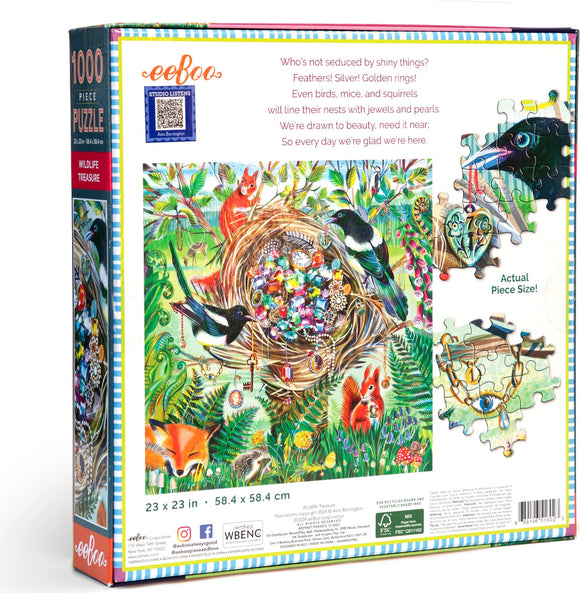 Wildlife Treasure (1000 piece square puzzles)
