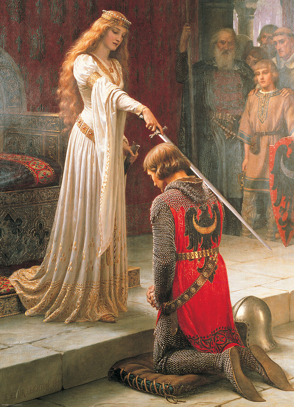 The Accolade By Edmund Blair Leighton 1000-piece Puzzle