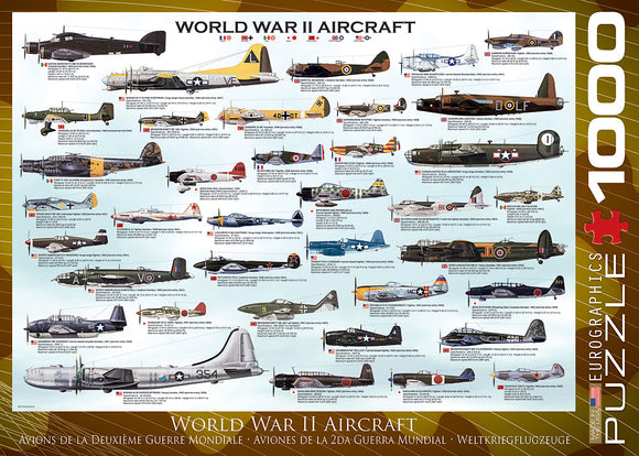 World War Ii Aircraft 1000-piece Puzzle