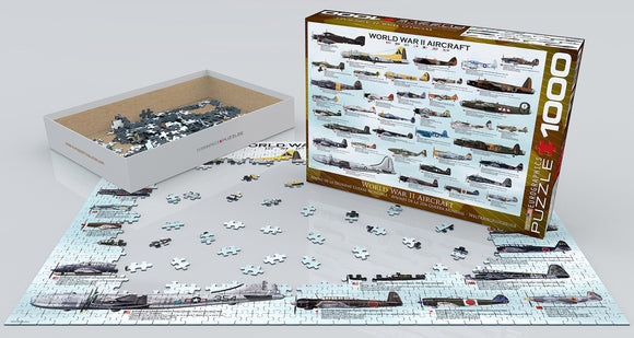 World War Ii Aircraft 1000-piece Puzzle