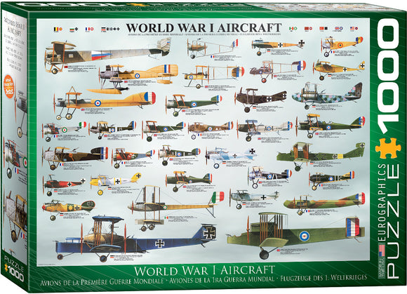 World War I Aircraft 1000-piece Puzzle
