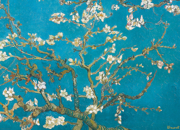 Almond Branches In Bloom By Vincent Van Gogh 1000-piece Puzzle