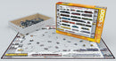 A jigsaw puzzle titled 'History of Trains' by Eurographics, featuring an opened box displaying numerous train pieces alongside a partially completed puzzle showing various historical trains. The box showcases colorful artwork with images of different trains, emphasizing the evolution of train design. Ideal for train enthusiasts and puzzle lovers alike.