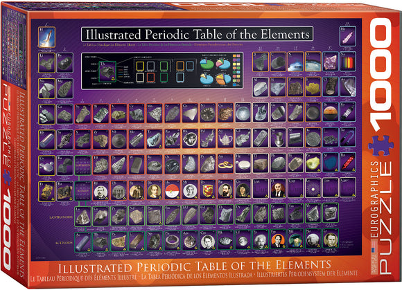Illustrated Periodic Table Of The Elements 1000-piece Puzzle