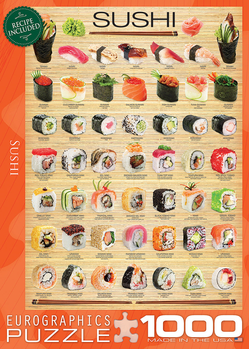 Sushi 1000-piece Puzzle
