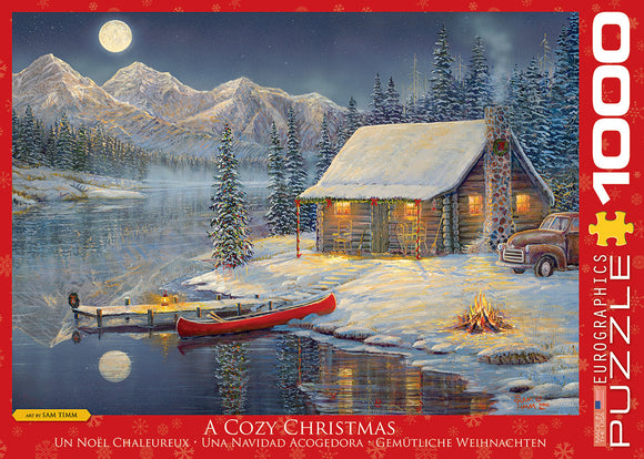 A Cozy Christmas By Sam Timm 1000-piece Puzzle
