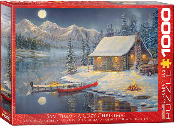 A Cozy Christmas By Sam Timm 1000-piece Puzzle
