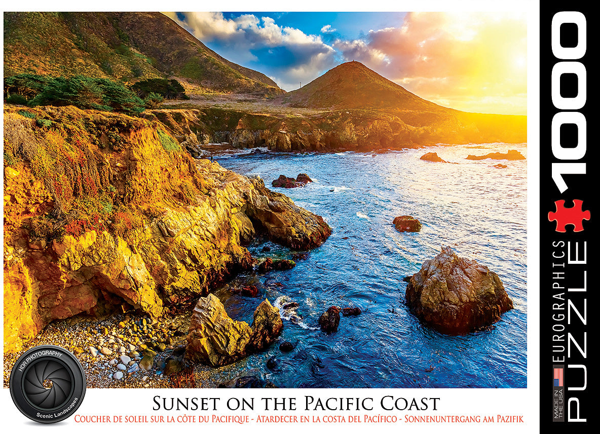 Sunset On The Pacific Coast 1000-piece Puzzle